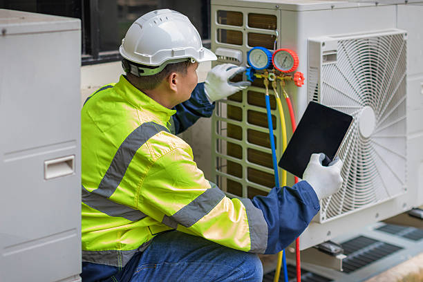 Professional Air Conditioning Repair technician working in Hopewell, NJ
